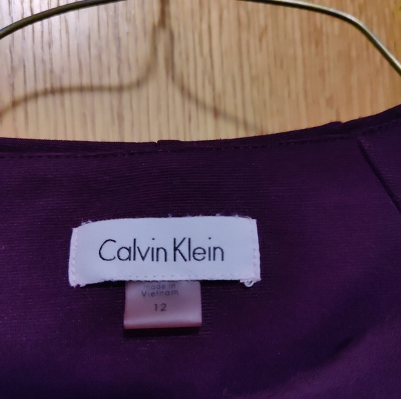 Plum bodycon dress from Calvin Klein 2017 - Picture 4 of 4